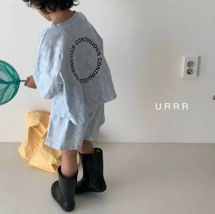 Urrr - Korean Children Fashion - #childofig - Continue Top Bottom Set - 6