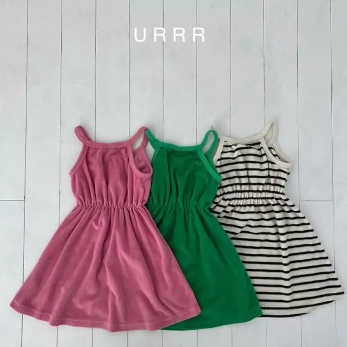 Urrr - Korean Children Fashion - #childrensboutique - Peach One-piece