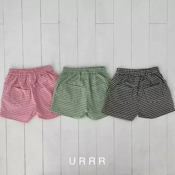 Urrr - Korean Children Fashion - #designkidswear - Cutty Check Pants