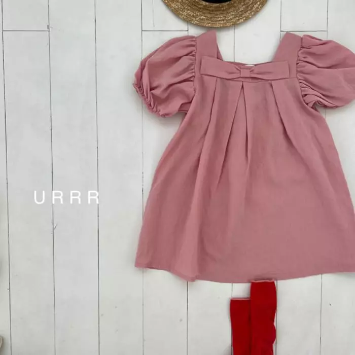 Urrr - Korean Children Fashion - #childrensboutique - Ribbon One-piece - 4