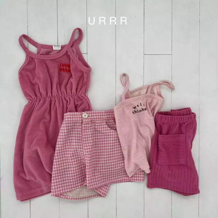 Urrr - Korean Children Fashion - #designkidswear - Peach One-piece - 2