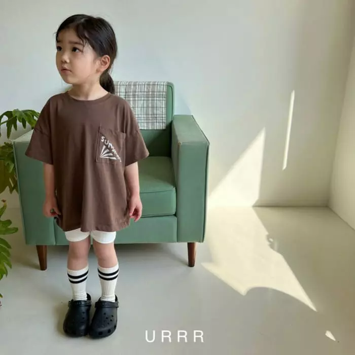 Urrr - Korean Children Fashion - #discoveringself - Sun Shine Pocket Long Tee - 11