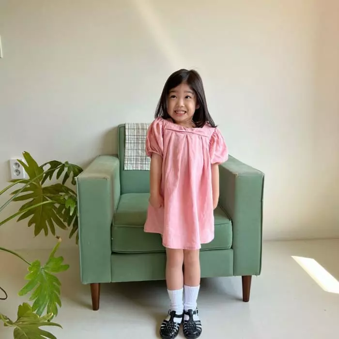 Urrr - Korean Children Fashion - #discoveringself - Ribbon One-piece - 5