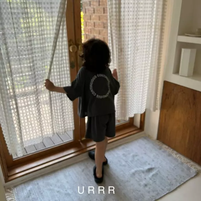 Urrr - Korean Children Fashion - #fashionkids - Continue Top Bottom Set - 11