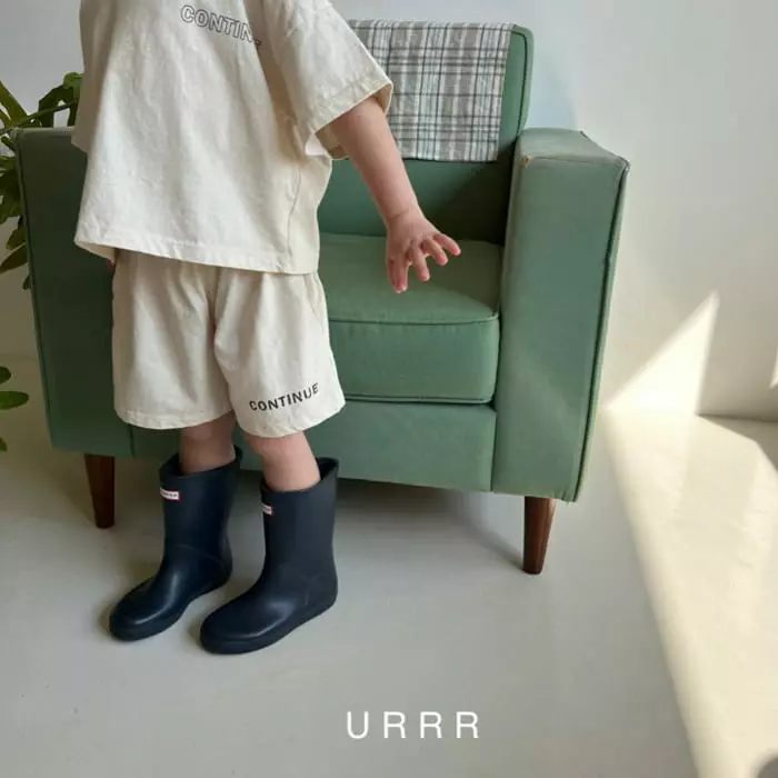 Urrr - Korean Children Fashion - #kidsshorts - Continue Top Bottom Set - 12