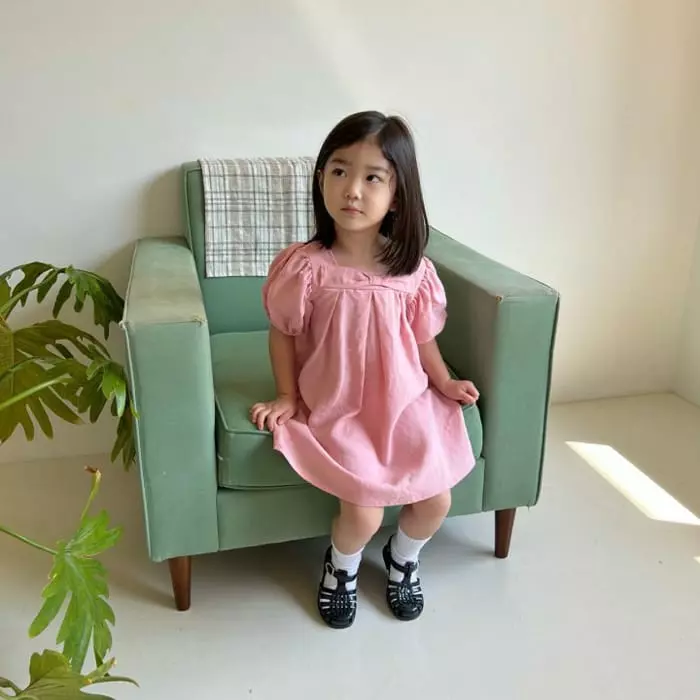 Urrr - Korean Children Fashion - #kidsstore - Ribbon One-piece - 8