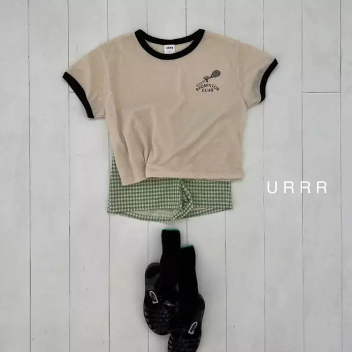 Urrr - Korean Children Fashion - #kidzfashiontrend - Cutty Check Pants - 6