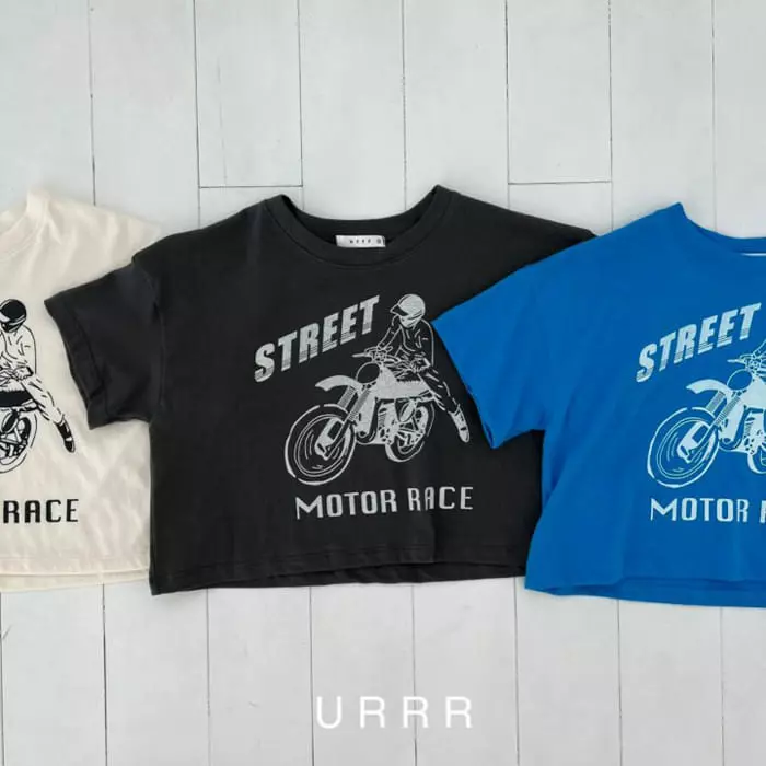 Urrr - Korean Children Fashion - #kidzfashiontrend - Moter Tee - 2