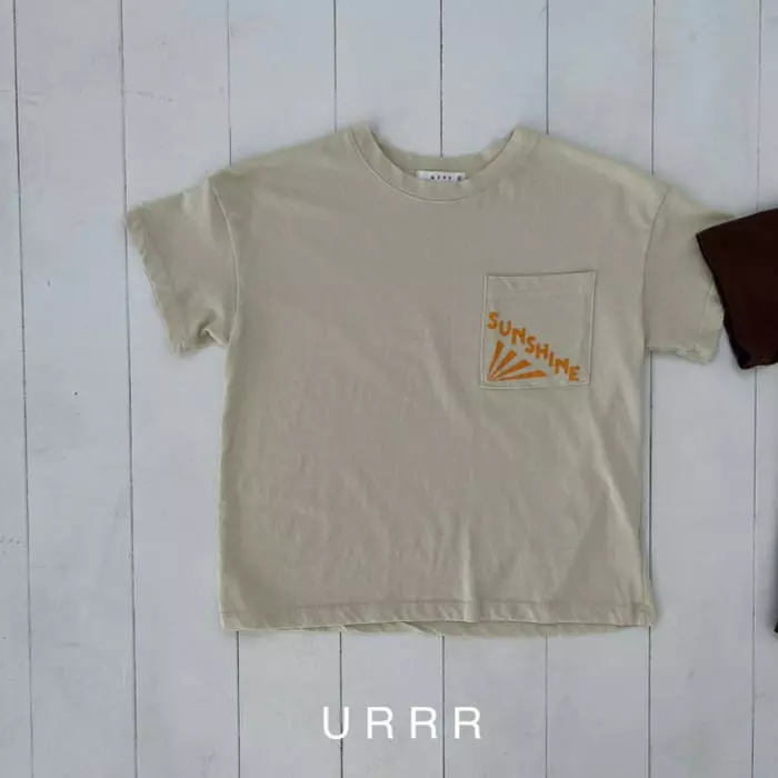 Urrr - Korean Children Fashion - #kidzfashiontrend - Sun Shine Pocket Long Tee
