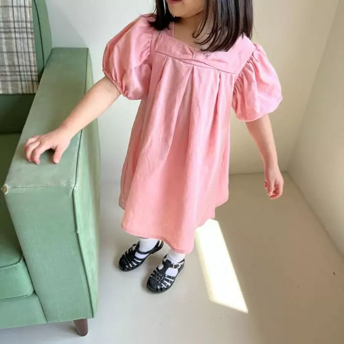 Urrr - Korean Children Fashion - #kidzfashiontrend - Ribbon One-piece - 9