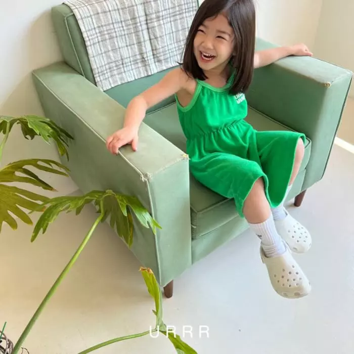 Urrr - Korean Children Fashion - #kidzfashiontrend - Peach One-piece - 7