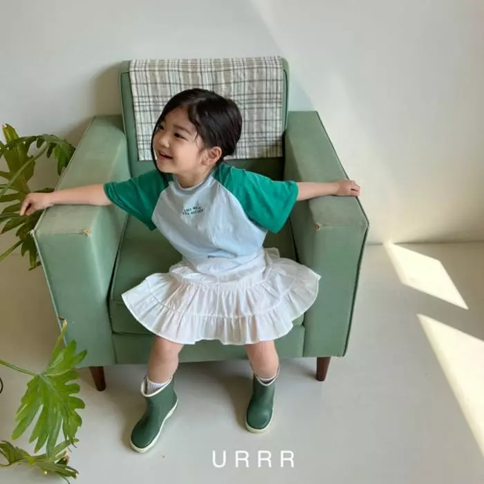 Urrr - Korean Children Fashion - #littlefashionista - Wit Tee - 10