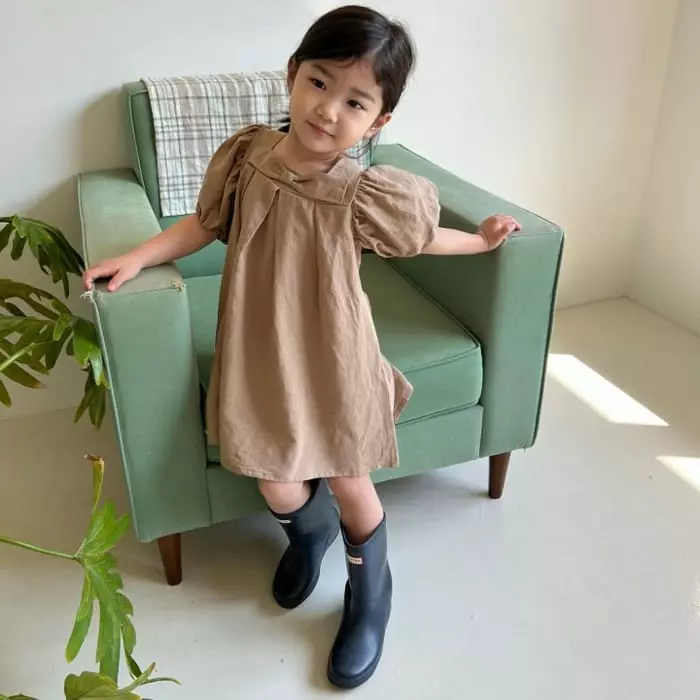 Urrr - Korean Children Fashion - #littlefashionista - Ribbon One-piece - 11