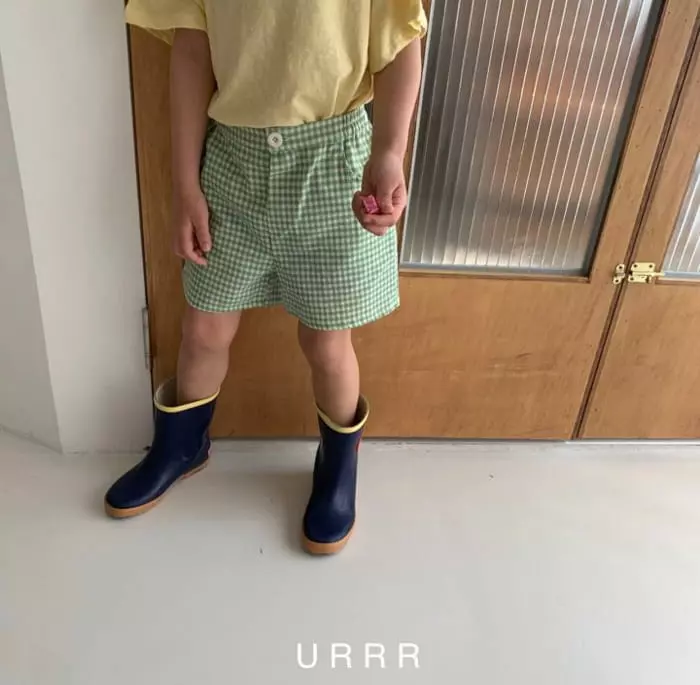 Urrr - Korean Children Fashion - #prettylittlegirls - Cutty Check Pants - 11