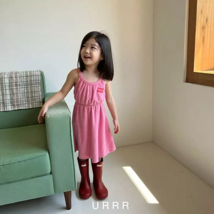 Urrr - Korean Children Fashion - #prettylittlegirls - Peach One-piece - 12