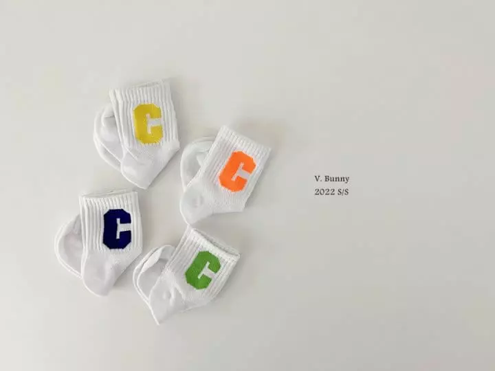 V Bunny - Korean Children Fashion - #Kfashion4kids - CC Socks Set