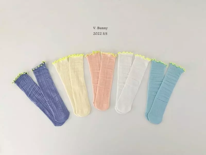 V Bunny - Korean Children Fashion - #Kfashion4kids - Necora Socks Set - 9
