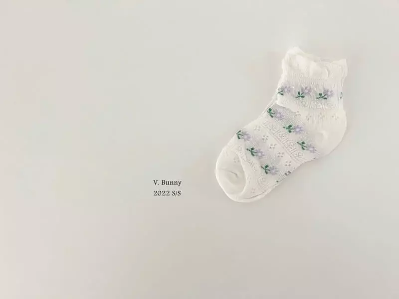 V Bunny - Korean Children Fashion - #Kfashion4kids - Lavendar Socks Set - 6