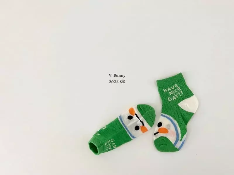 V Bunny - Korean Children Fashion - #Kfashion4kids - Have Socks Set - 5