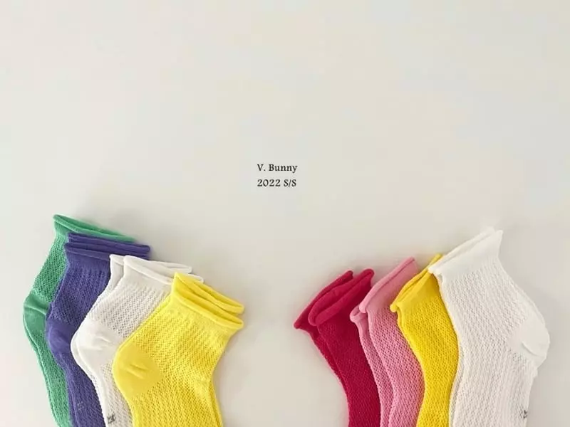 V Bunny - Korean Children Fashion - #Kfashion4kids - Color Paper Socks Set - 8