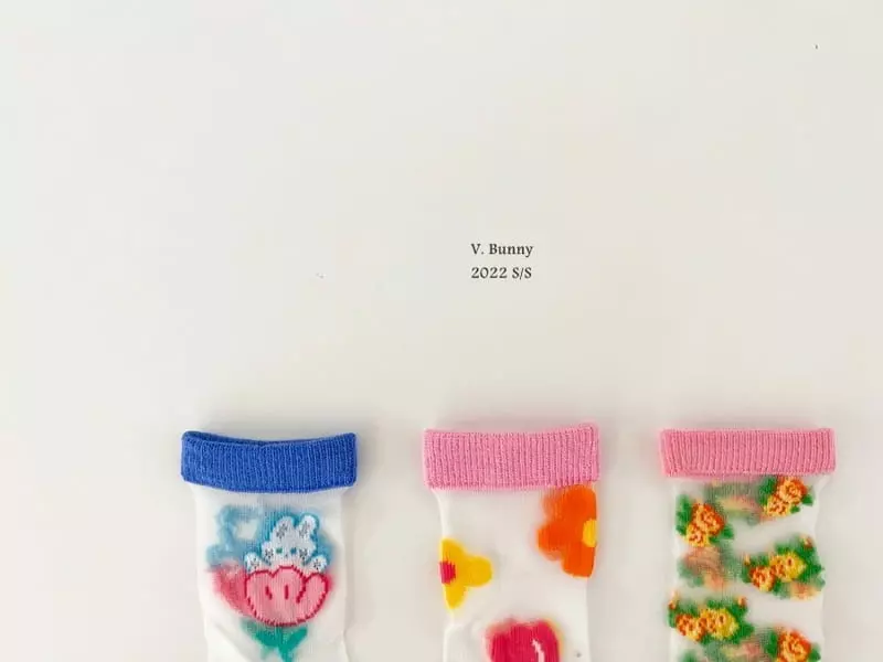 V Bunny - Korean Children Fashion - #childofig - Lev Socks Set