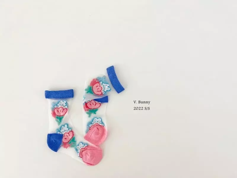 V Bunny - Korean Children Fashion - #designkidswear - Lev Socks Set - 3