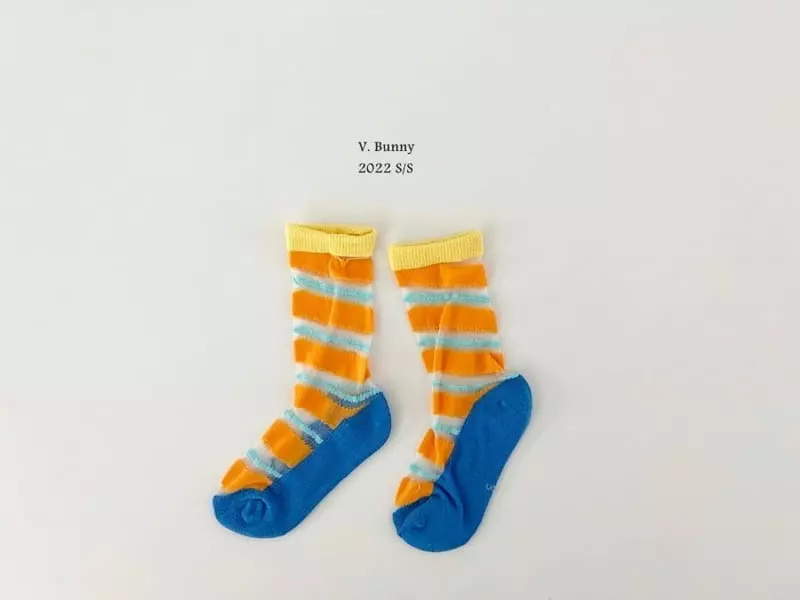 V Bunny - Korean Children Fashion - #discoveringself - Tube Sock Set - 5