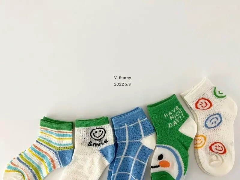 V Bunny - Korean Children Fashion - #fashionkids - Have Socks Set