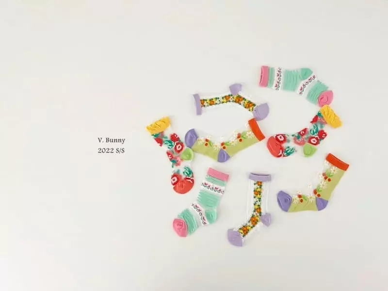 V Bunny - Korean Children Fashion - #fashionkids - Mogle Socks Set - 9