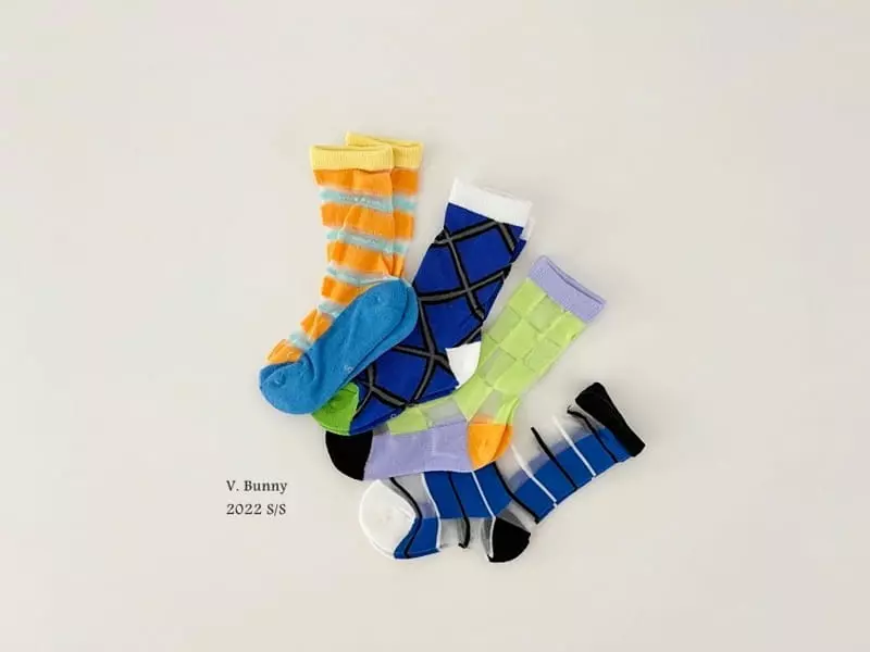 V Bunny - Korean Children Fashion - #fashionkids - Tube Sock Set - 6