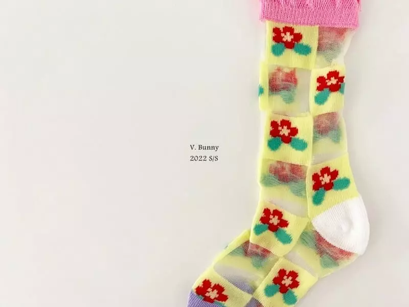 V Bunny - Korean Children Fashion - #fashionkids - Straw Socks Set - 3