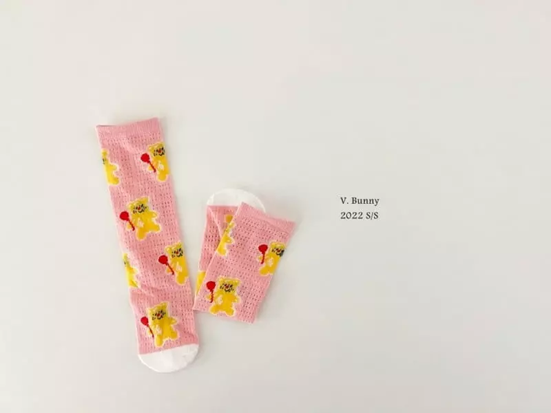 V Bunny - Korean Children Fashion - #kidsshorts - Ppi Ppi Socks Set - 5