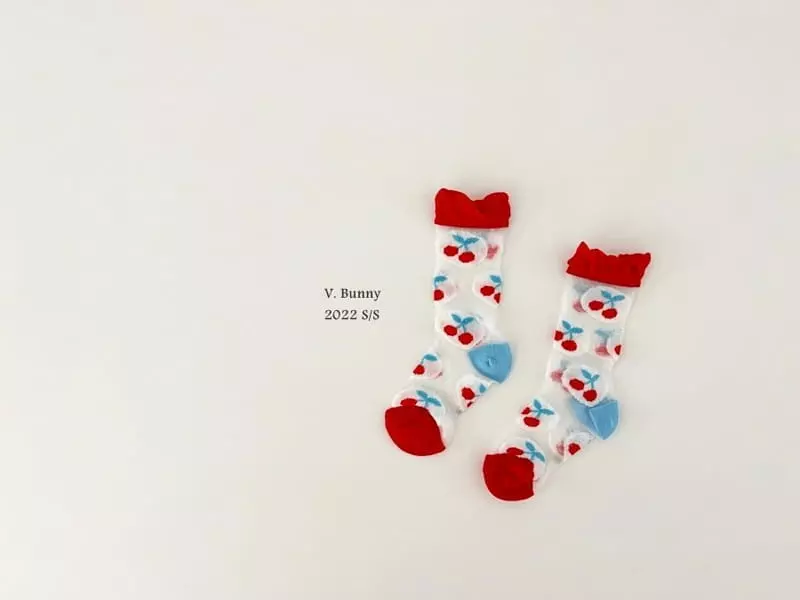 V Bunny - Korean Children Fashion - #fashionkids - Straw Socks Set - 4