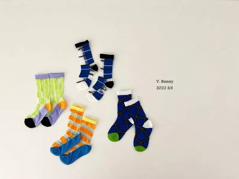 V Bunny - Korean Children Fashion - #kidsstore - Tube Sock Set - 8