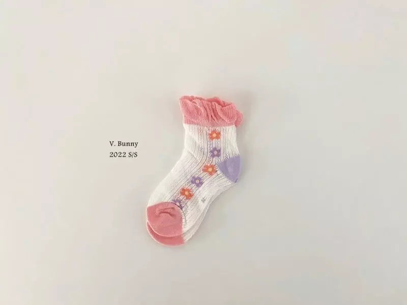V Bunny - Korean Children Fashion - #littlefashionista - Hare Socks Set - 3