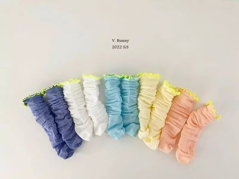 V Bunny - Korean Children Fashion - #magicofchildhood - Necora Socks Set - 11