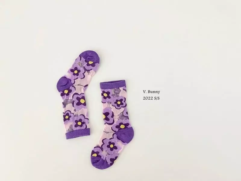 V Bunny - Korean Children Fashion - #magicofchildhood - Popo Socks Set - 4