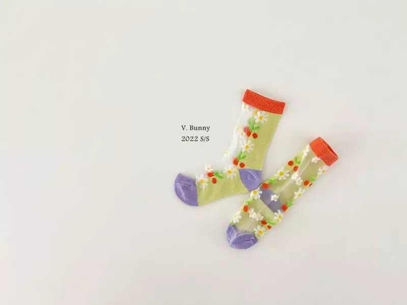 V Bunny - Korean Children Fashion - #minifashionista - Mogle Socks Set - 2