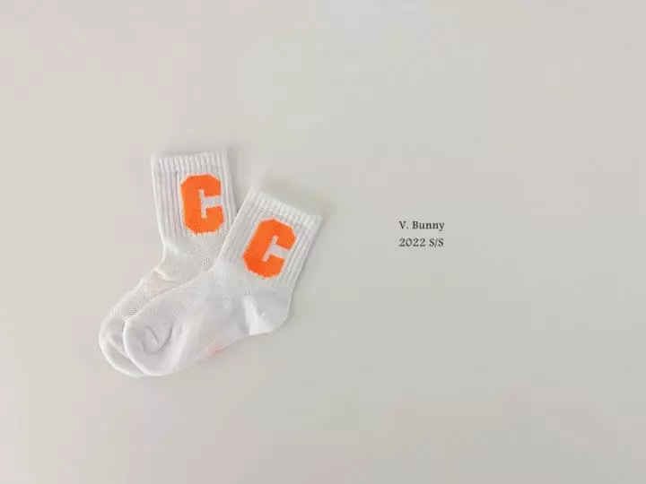 V Bunny - Korean Children Fashion - #prettylittlegirls - CC Socks Set - 5