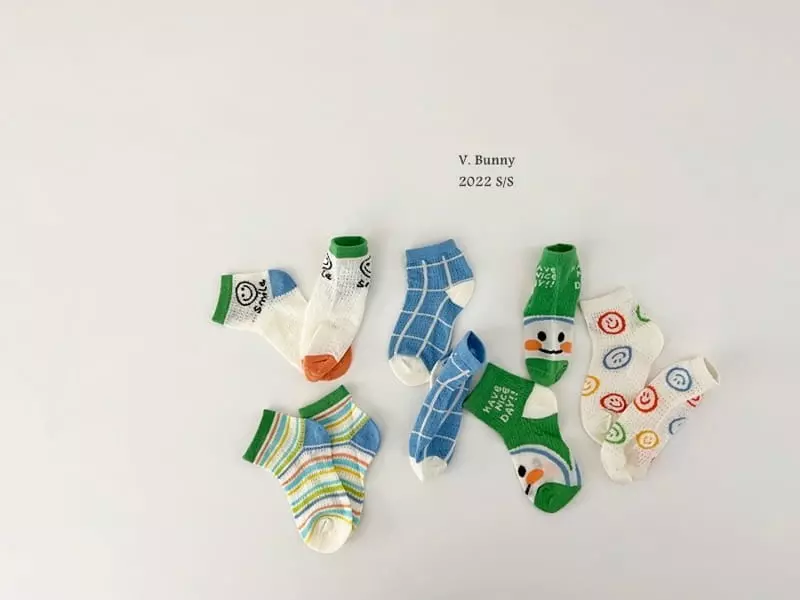 V Bunny - Korean Children Fashion - #prettylittlegirls - Have Socks Set - 9