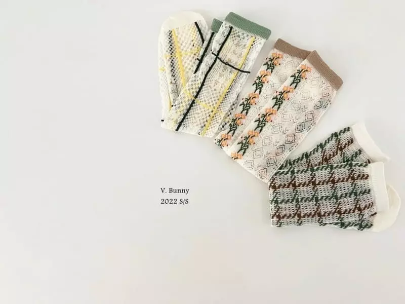 V Bunny - Korean Children Fashion - #stylishchildhood - Off Socks Set