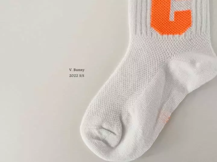 V Bunny - Korean Children Fashion - #todddlerfashion - CC Socks Set - 6