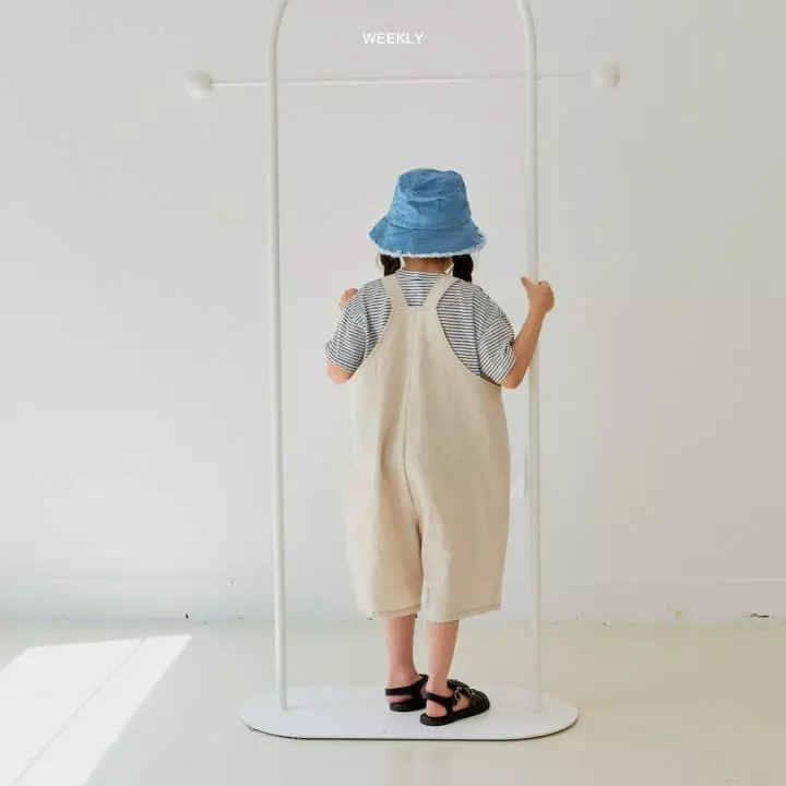 Weekly - Korean Children Fashion - #kidzfashiontrend - Ban Ban Linen Overalss - 4