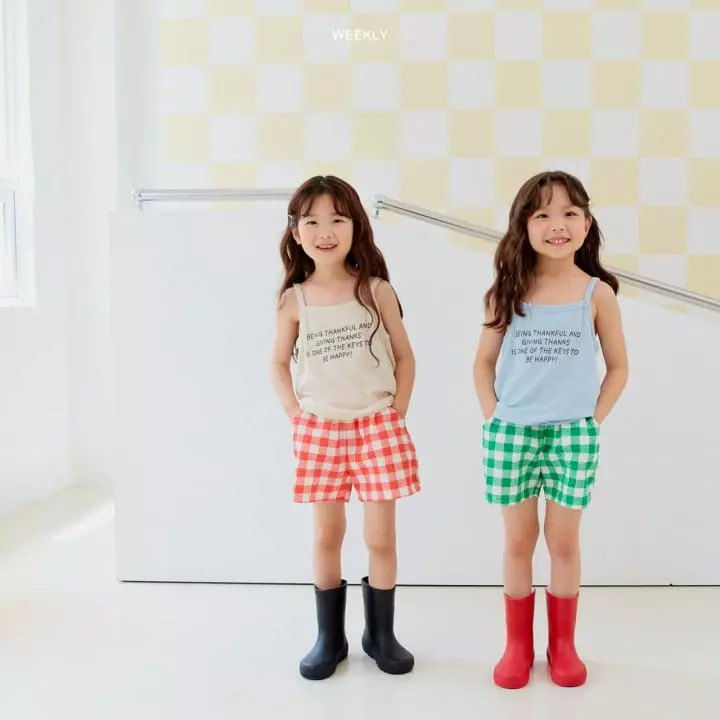 Weekly - Korean Children Fashion - #Kfashion4kids - Check Check Pants
