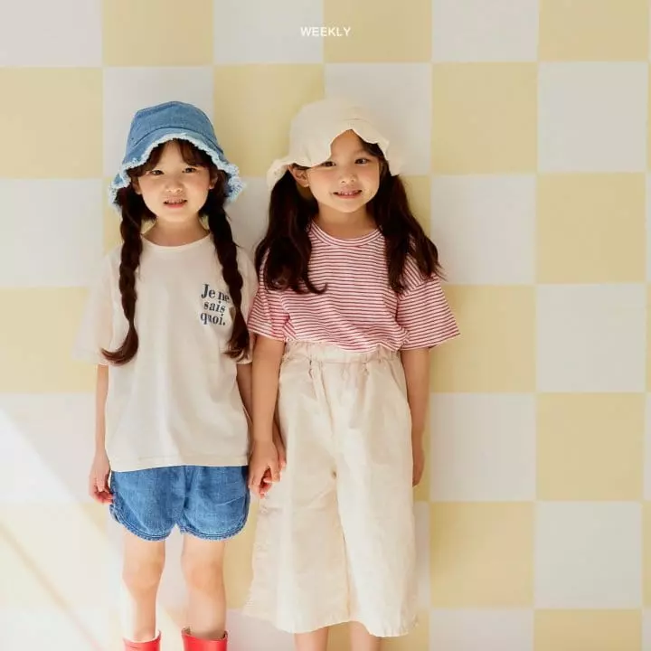 Weekly - Korean Children Fashion - #childofig - Vivid Stripes Tee - 11