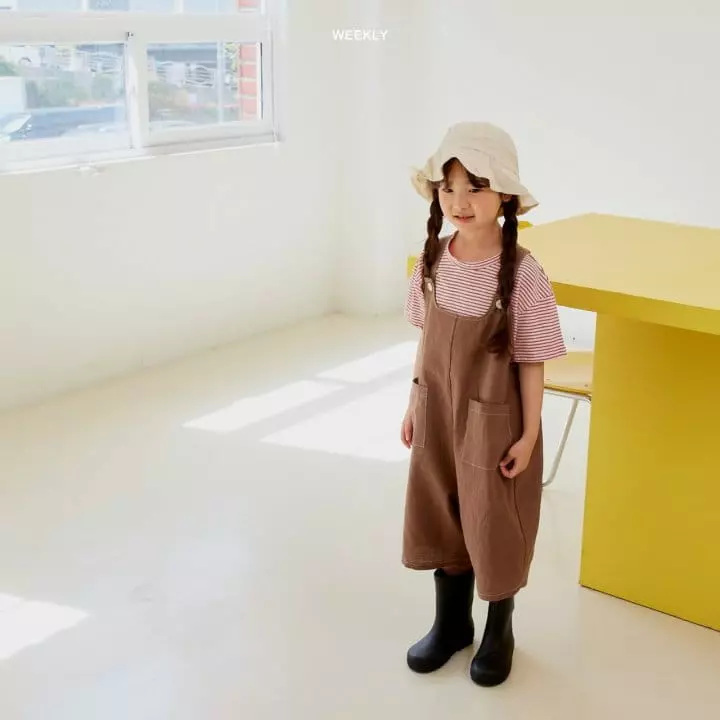 Weekly - Korean Children Fashion - #childofig - Ban Ban Linen Overalss - 10