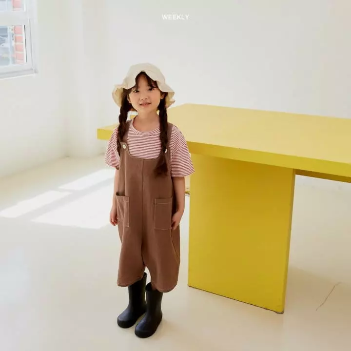 Weekly - Korean Children Fashion - #childofig - Ban Ban Linen Overalss - 9