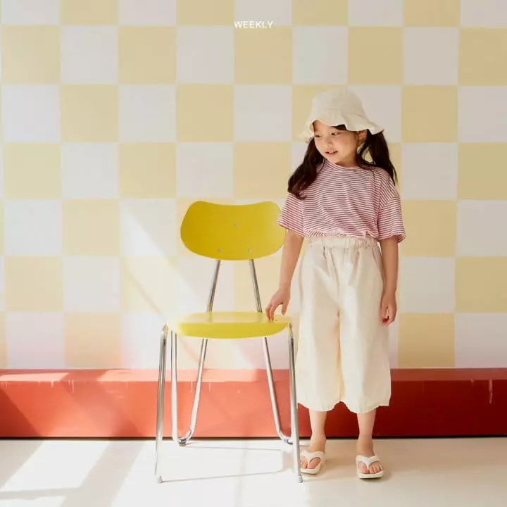 Weekly - Korean Children Fashion - #discoveringself - Vivid Stripes Tee