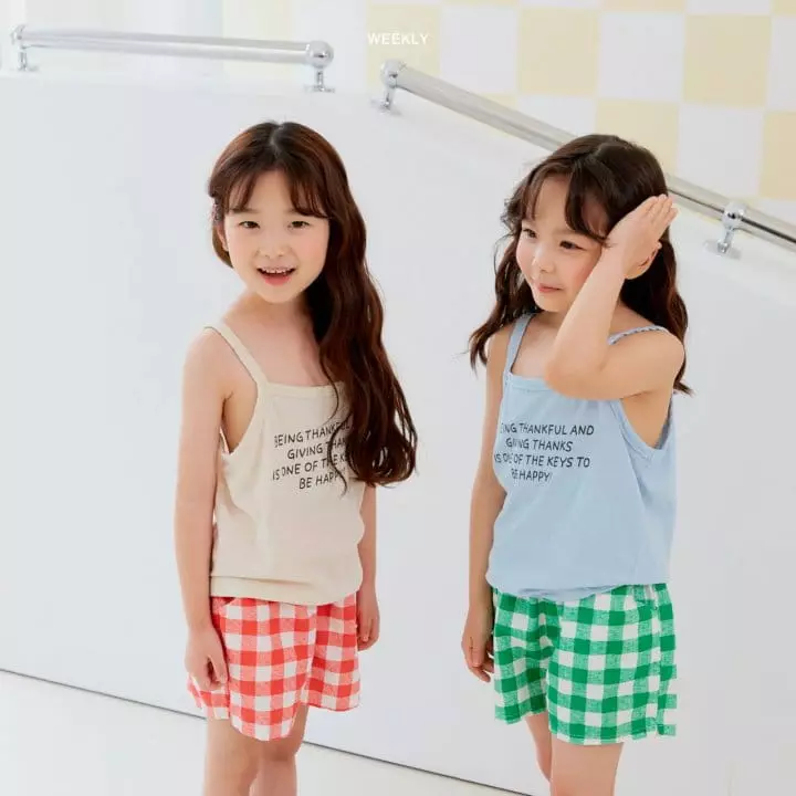 Weekly - Korean Children Fashion - #discoveringself - Check Check Pants - 10