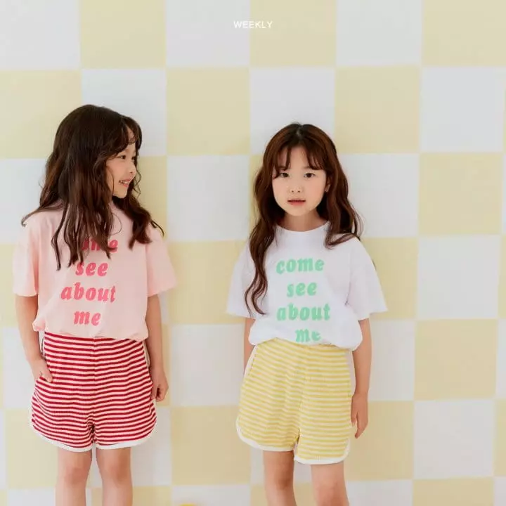 Weekly - Korean Children Fashion - #discoveringself - Candy Waffle Shorts - 8